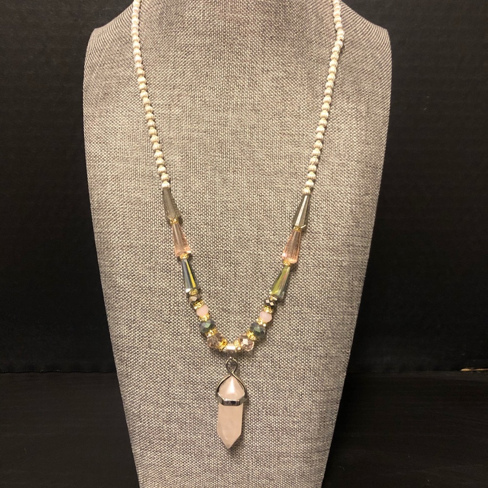 Rose Quartz Crystal pendant